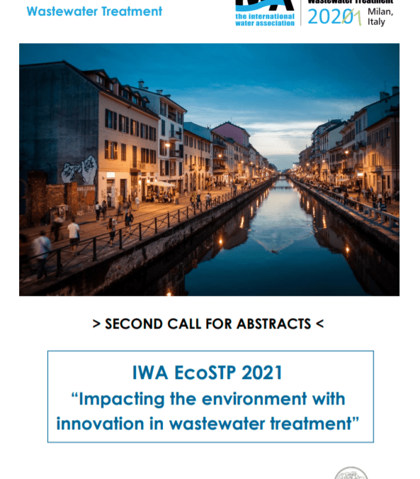 IWA EcoSTP 2021 “Impacting the environment with innovation in wastewater treatment”