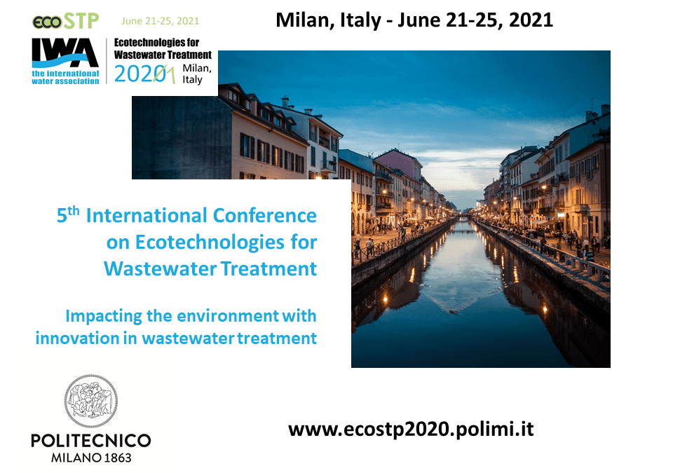 5th IWA International Conference on Ecotechnologies for Wastewater Treatment (IWA EcoSTP 2021)