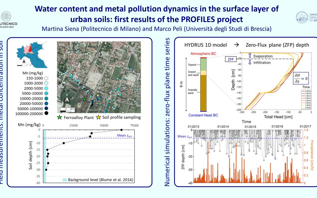 Webinar Cycle in Hydrology and Geochemistry: Water content and metal pollution dynamics in the surface layer of urban soils