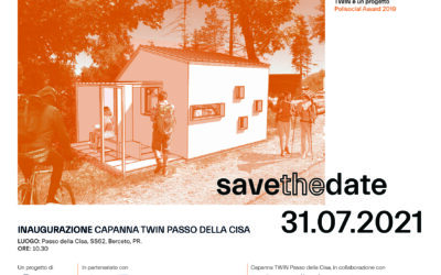 OPENING OF THE FIRST TWIN HUT AT THE PASSO DELLA CISA