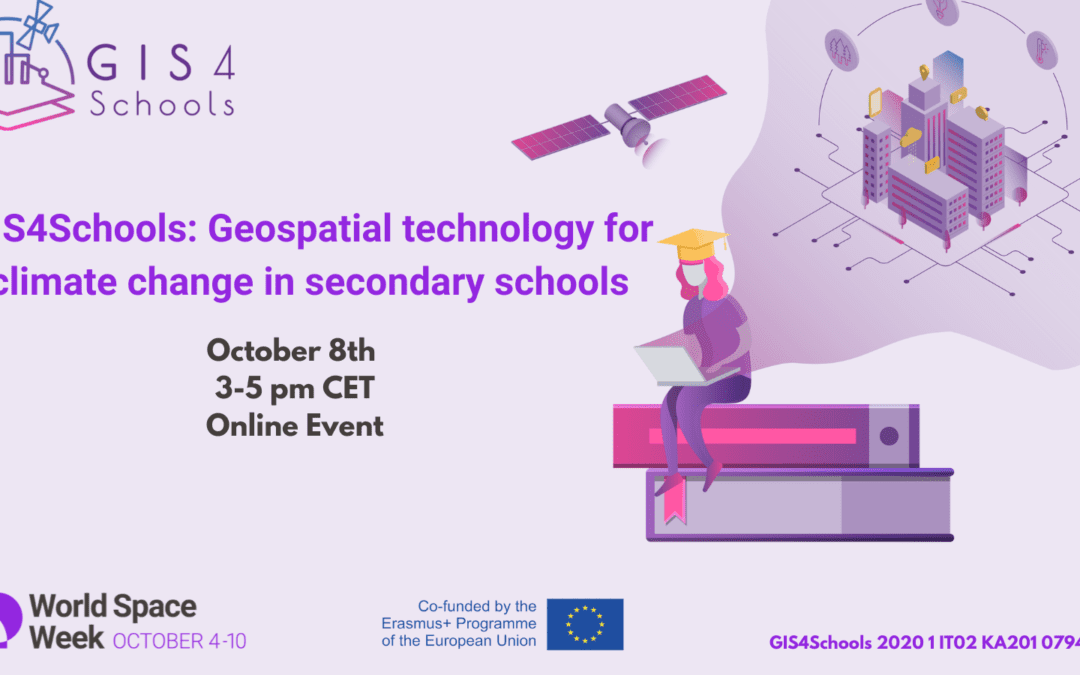 GIS4Schools: Geospatial technology for climate change in secondary schools