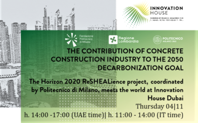 Workshop on the ReSHEALience project: “The contribution of concrete construction industry to the 2050 decarbonization goal”