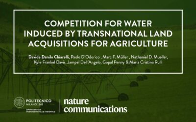 Competition for water induced by transnational land acquisitions for agriculture