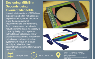 PhDTalks | Designing MEMS in Seconds using Invariant Manifolds