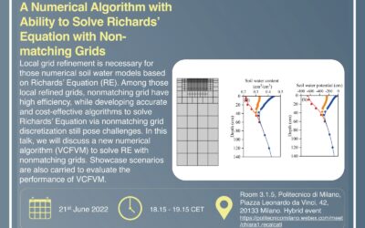 PhDTalks | A Numerical Algorithm with Ability to Solve Richards’ Equation with Nonmatching Grids