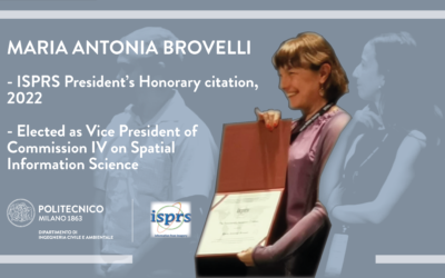 ISPRS – Prof. Maria Antonia Brovelli receives two appointments