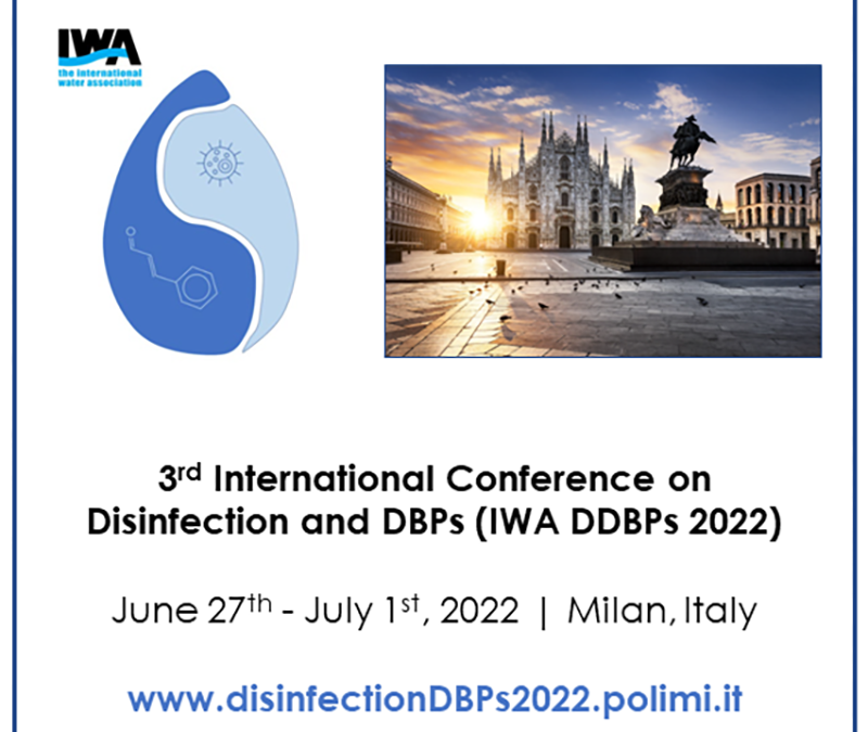 3rd International Conference on Disinfection and DBPs