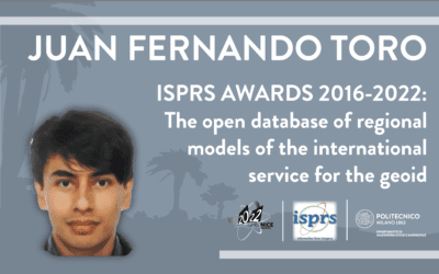 Juan Fernando Toro wins the ISPRS Best Young Author Award