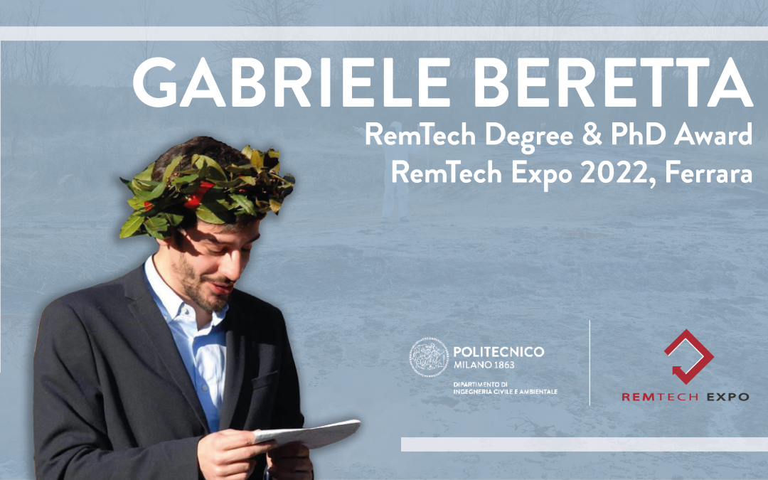 RemTech Degree & PhD Award to Gabriele Beretta