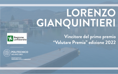 Lorenzo Gianquintieri wins the 2022 edition of “Valutare Premia”
