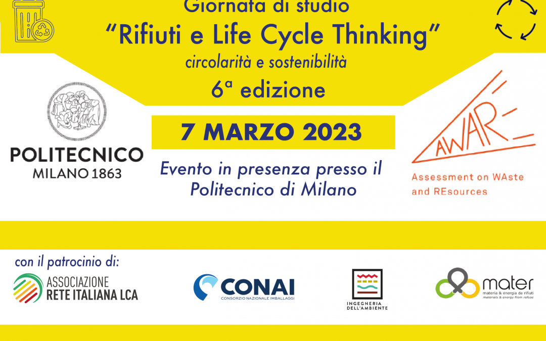 Study Day “Waste and Life Cycle Thinking”