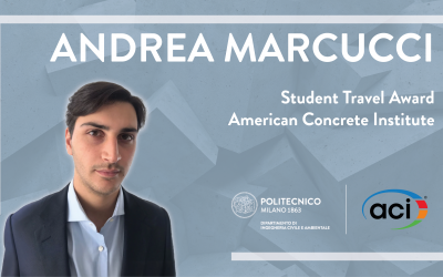 Congratulazioni ad Andrea Marcucci per lo Student Travel Award