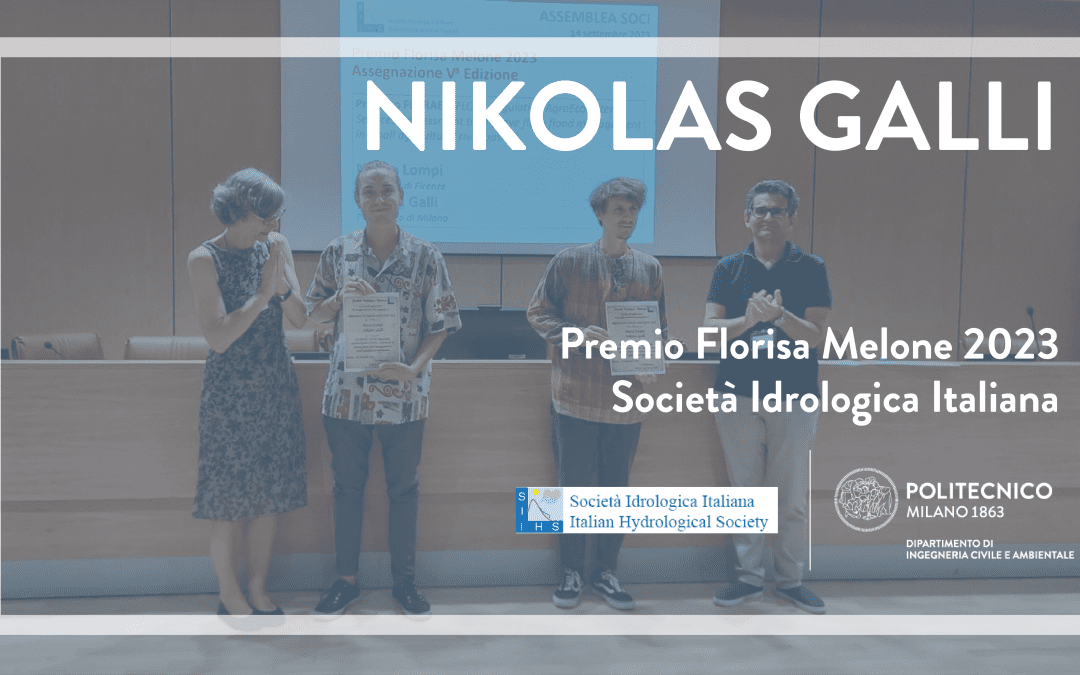 Premio Florisa Melone 2023 assegnato a Nikolas Galli