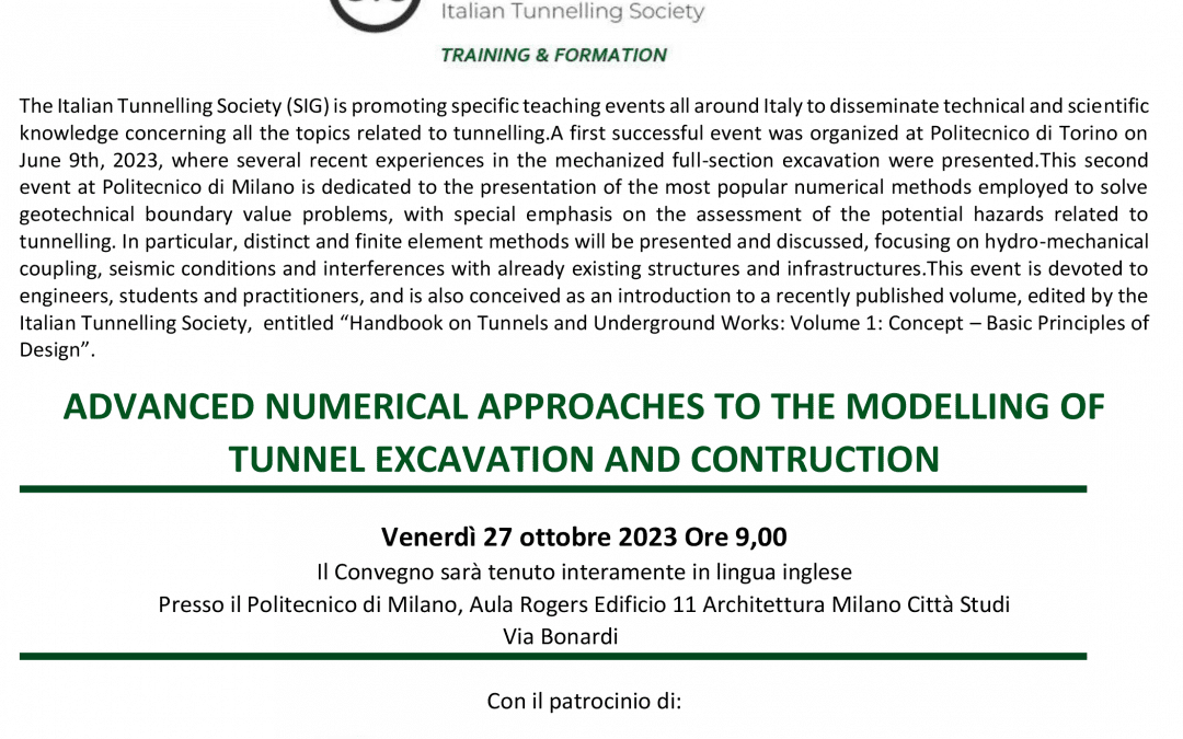 Advanced numerical approaches to the modelling of tunnel excavation and construction