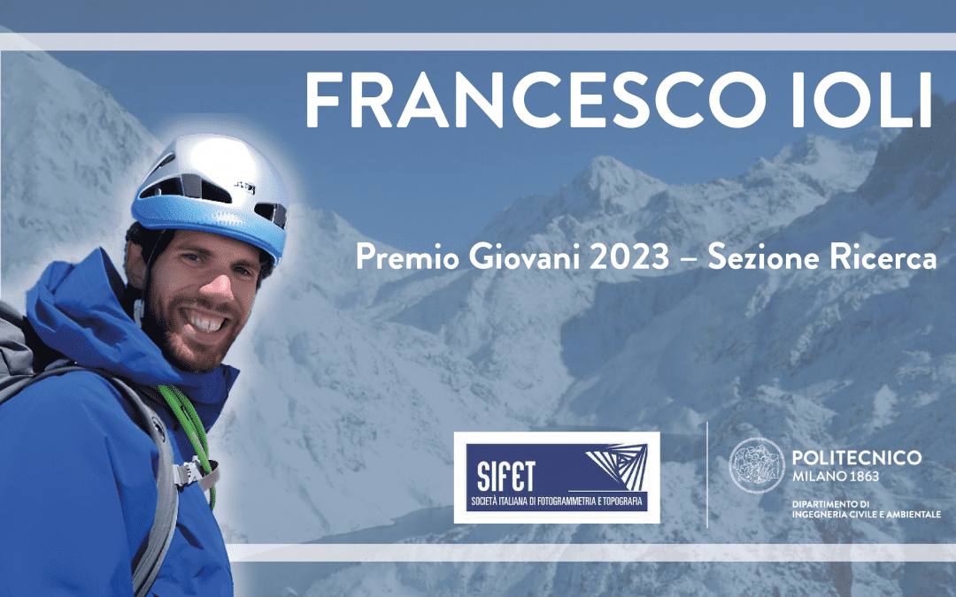 Francesco Ioli primo classificato nel Premio Giovani 2023 – Sezione Ricerca
