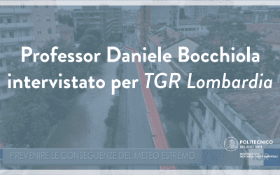 Intervista al Prof. Daniele Bocchiola per TGR Lombardia