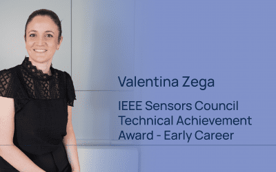 Valentina Zega receives the IEEE Sensors Council Technical Achievement Award