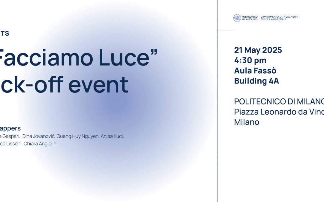 PoliMappers | “Facciamo Luce” kick-off event