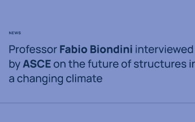 Professor Fabio Biondini interviewed by ASCE on the future of structures in a changing climate
