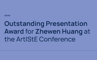 Zhewen Huang receives the Outstanding Presentation Award