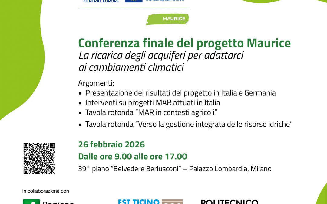 Final Conference del progetto Interreg “MAURICE”