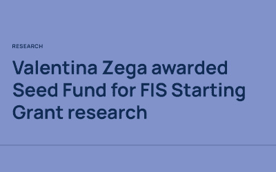 University Strategic Plan: Seed Fund awarded to Prof. Valentina Zega