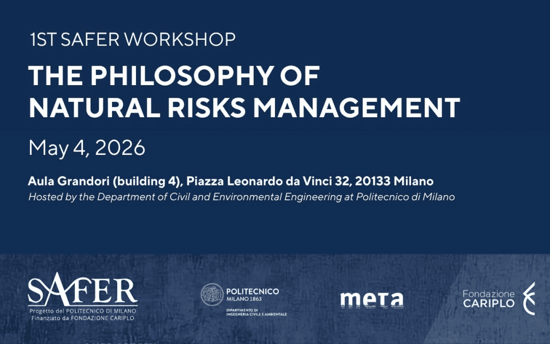 1st SAFER Workshop – The Philosophy of Natural Risks Management